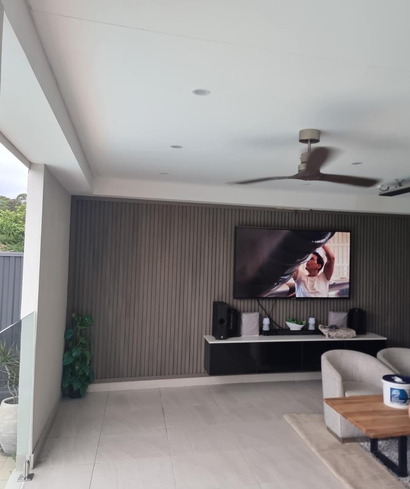 Wall panelling and TV Mounting